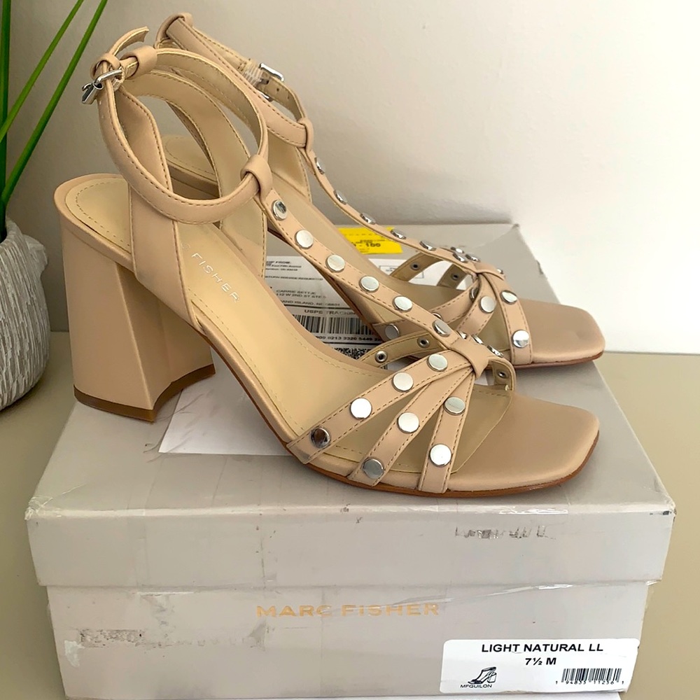 Marc Fisher - strap studded heels
